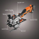 20V Cordless Circular Saw with Laser Guide-3