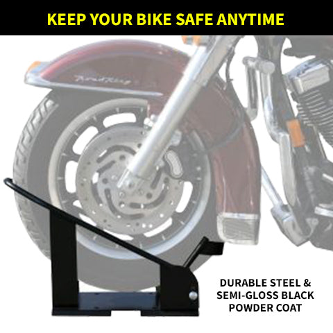 Motorcycle Wheel Chocks for Transport & Storage  Motorcycle wheels, Motorcycle  trailer, Truck bed bike rack