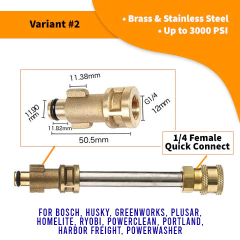 Quick Connect Power Nozzle Adapter