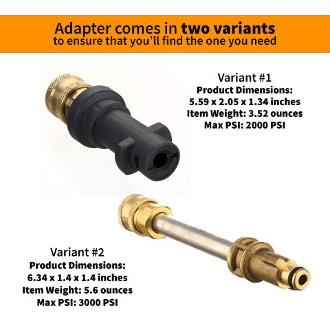 Quick Connect Power Nozzle Adapter