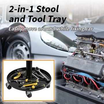 Rolling Mechanic Stool Seat - 0