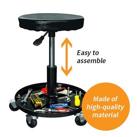 Rolling Mechanic Stool Seat