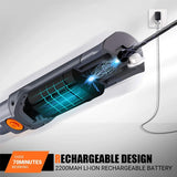 Telescopic Pool Cleaner with rechargeable design