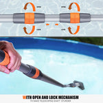 Telescopic Pool Cleaner  with open and lock mechanism