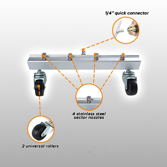 undercarriage cleaner spray