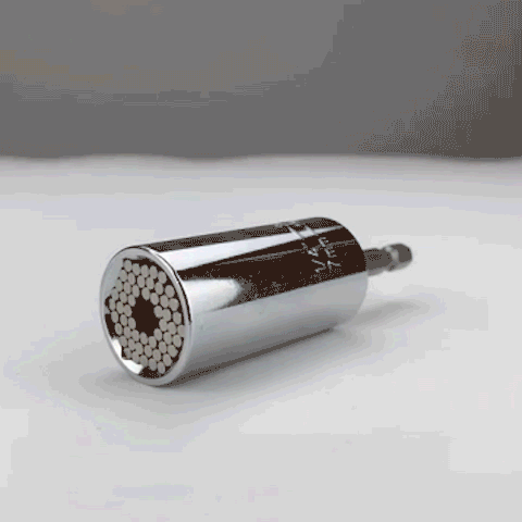 Universal Socket Wrench Grip being used.