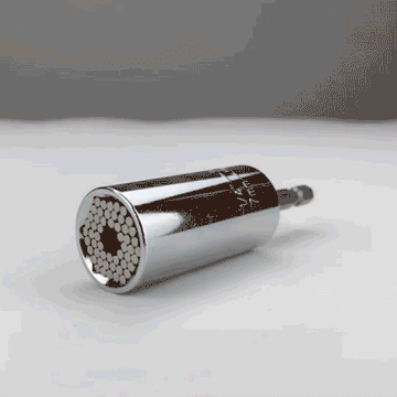 Universal Socket Wrench Grip being used.