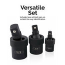 Universal Joint Swivel Socket Adapter (Set of 3)-4