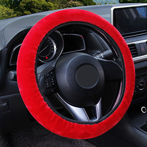 Leather Car Steering Wheel Cover for Good Grip Auto Accessories