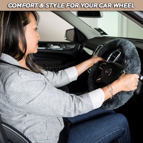Plush Steering Wheel Cover