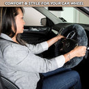 Plush Steering Wheel Cover-3