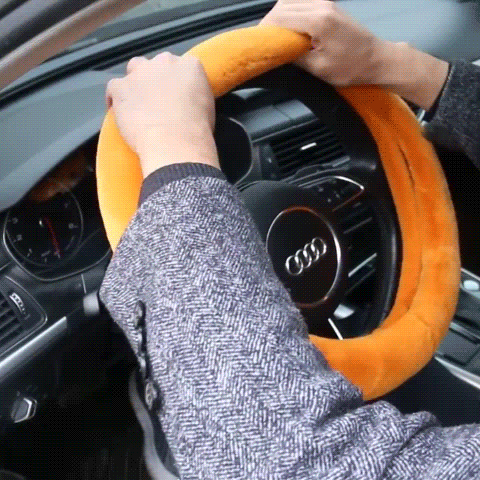 Plush Steering Wheel Cover