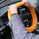 Plush Steering Wheel Cover-4